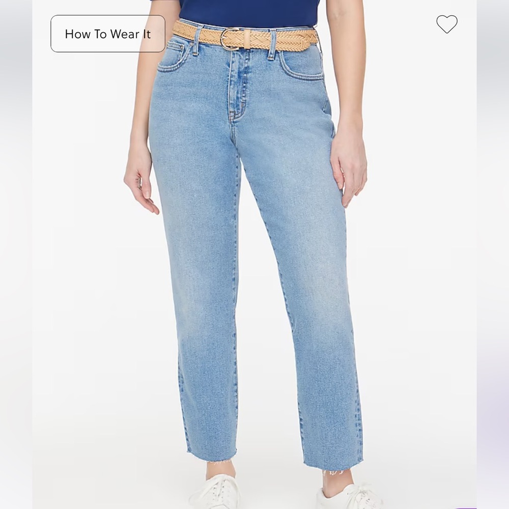 J.Crew Petite Curvy Essential Straight Jeans